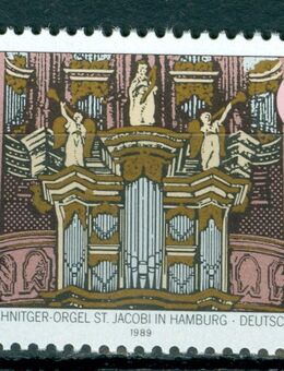 Bund postfrisch Nr. 1441 III, Plattenfehler, Goldfleck im Sims unter linkem Engel wie auf den Bildern zu sehen. - Porta Westfalica Zentrum