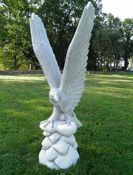 Adler Beton-Steinfigur NEU aus unseren Dekofigurenshop - Hergisdorf