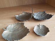 g16) Messing Blätter Set Weinblätter Schälchen Dekoration Vintage Schalen Set - Garbsen