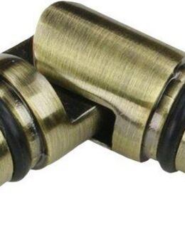 Liedeco Gardinenbefestigungen Ersatzteile Gelenkverbinder, Eckverbinder "Esperanca" für 16 mm Stangen, Gardinenstangen, (1-St), Verbinder, Eckverbindung