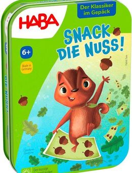 Haba Spiel Snack die Nuss!, Mitbringspiel, Made in Germany