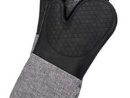 WENKO Topfhandschuhe Modell Ada, (Set, 2-tlg), Ofen- und Grillhandschuhe, extra langer Schaft, Baumwollinnenseite