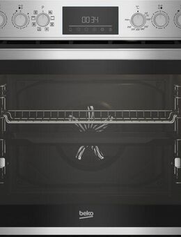 BEKO Elektro-Herd-Set BBUM12328X, mit 1-fach-Teleskopauszug