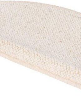 LUXOR living Stufenmatte Sheffield, Made in Poland, halbrund, Höhe: 5 mm, melierte Berber-Optik, selbstklebend, Set mit 2 Stück oder 15 Stück