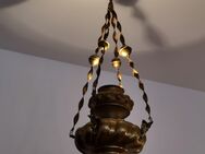 Antike Deckenlampe / Kirchlich / Schwenkräuchergefäß / Messing / Bronze / Putten - Zeuthen