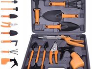 Gartenwerkzeug-Set in Alu-Koffer – Rostfreier Stahl, Schaufel, Rechen, Handschuhe Set 2 Set253232 - Wuppertal