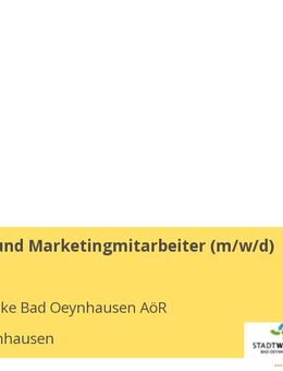 Vertriebs- und Marketingmitarbeiter (w/m/d) Wärme - Bad Oeynhausen