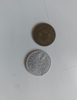 1 Schilling Münzen aus 1947 und 1959 - Neuhaus (Inn)