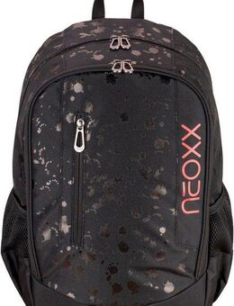 neoxx Schulrucksack Flow, Splash Black, teilweise aus recyceltem Material