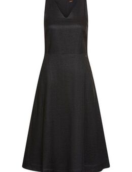 BOSS ORANGE A-Linien-Kleid Dasico Premium Damenmode in Ramie-Qualität