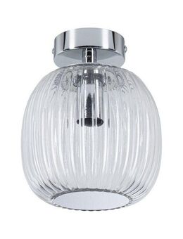 Paulmann Deckenleuchte Ruya IP44 E14 230V max. 20W Glas, Chrom, ohne Leuchtmittel