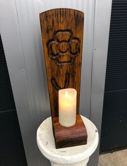 Led Timer Holz Deco Kerze - Warendorf