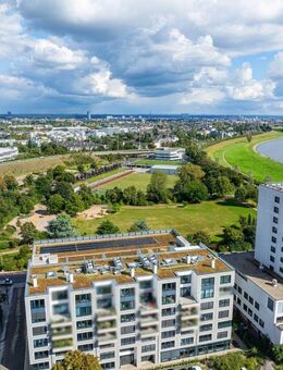 Edle Penthouse-Maisonette-Wohnung mit Panorama-Dachterrasse - Rheinblick/Hafen/Rheinturm/Altstadt - Düsseldorf