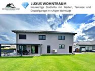 Neuwertige STADTVILLA mit Garten, Terrasse, Loggia und Doppelgarage in ruhiger Wohnlage - Wellendingen