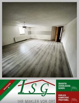 2-Raum Souterrain Wohnung, Einbauküche - LAMINAT - 2024 saniert! - Erlau