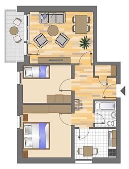 Demnächst frei! 3-Zimmer-Wohnung in Siegen Dillnhütten - Siegen (Universitätsstadt)