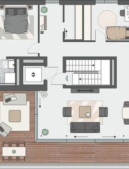 Ganz oben! Traumhaft schönes Penthouse mit VIP-Zugang durch eigenen Lift und riesigen Sonnenterrassen mit Weitblick -... - Gailingen (Rhein)