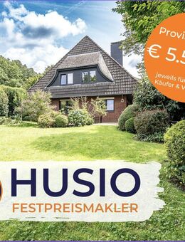Repräsentative Villa mit großem Grundstück und drei Natursteinterrassen am Stadtpark - Norderstedt
