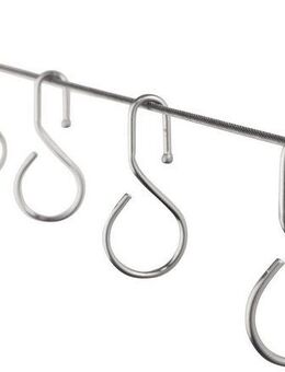 Ridder Duschvorhang-Seilsystem Traun, kürzbar, mit Bohren, Edelstahl, Länge bis 300 cm