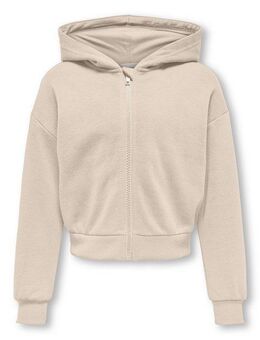 KIDS ONLY Kapuzensweatjacke KOGFAVE L/S ZIP HOOD SWT mit leicht überschnittenen Schultern