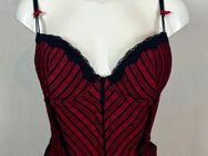 Sexy Corsage schwarz rot 80B bustier - Düsseldorf