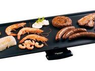 bestron Tischgrill ABP603BB Asia Lounge, 1800 W, Teppanyaki Grillplatte XL im Asia Design, mit Bambus-Griffen