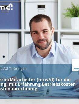 Mitarbeiterin/Mitarbeiter (m/w/d) für die Buchhaltung, mit Erfahrung Betriebskosten / Nebenkostenabrechnung - Weimar