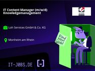 IT Content Manager (m/w/d) Knowledgemanagement - Monheim (Rhein)