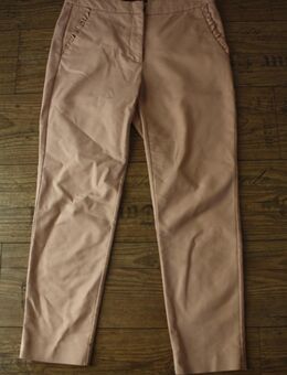Zara apricot-rose Sommerhose Sommerhose Hose Stoffhose Midwaist Rüschen 40 - Neuenhagen (Berlin)