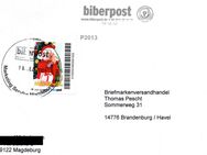 Biberpost: "Weihnachten 2012", Satz, Ganzstück, echt gelaufen - Brandenburg (Havel)