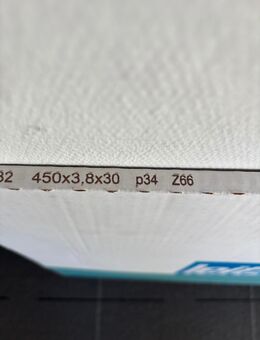 Sägeblatt für Formatsäge, 450 mm - Lage Zentrum