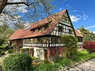Denkmalgeschütztes Fachwerkhaus mit Scheune und großem Grundstück - Frankenhardt