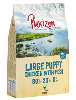 1 kg Purizon zum Probierpreis! - Large Puppy Huhn & Fisch