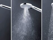 Marwell Duschsystem Bayala Round, Höhe 118 cm, mit Antikalk-Noppen, Duschkopf und Handbrause