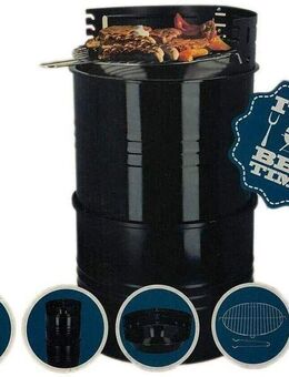 Grill BBQ Grillfass Grilltonne Holzkohlegrill 3-in-1 Set253232 - Wuppertal