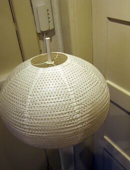 Stehlampe "Sollefteå" von IKEA, weiß, gebraucht, Top-Zustand, mit LED-Glühlampe - Hamburg