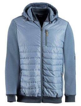 H.I.S Kapuzensweatjacke im vorderen Bereich gesteppt, mit abnehmbarer Kapuze