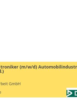 Kfz - Mechatroniker (m/w/d) Automobilindustrie (23,09€/Std.) - Karlsruhe