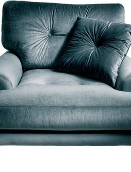 Trends by HG Loungesessel TOKIO, in Microfaser mit hochwertigem Holz/Metallfuß