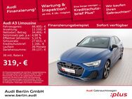 Audi A3, Limousine S line 35 TFSI SONOS, Jahr 2024 - Berlin