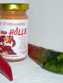 Chili Senf TOR zur Hölle -- 100ml scharf - Görlitz Zentrum