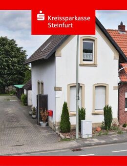 Charmantes Reihenendhaus - mit Werkstatt, Garage, und Potenzial - Steinfurt
