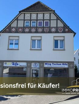 Provisionsfrei für Käufer! Unikat 2 Wohnungen, Laden, Traumgarten, versteckte Schreinerei entdecken! - Warstein