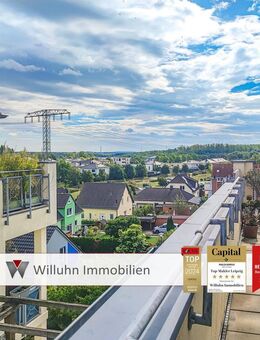 Zuhause über den Dächern - schöne Dachgeschosswohnung mit umlaufender Terrasse und 2 Stellplätzen - Markranstädt