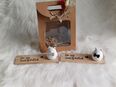 ab 6,50 € .... Du bist unentBärlich Geschenk Set Bärchen auf Holzklötzchen Geschenktüte in 53359