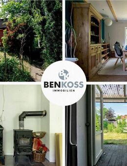 FLENSBURG: Kleine Doppelhaushälfte mit Kaminofen, Terrasse und (Sanierungs)potenzial nahe der Förde - Flensburg