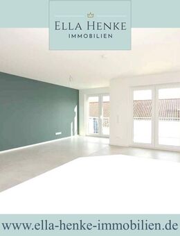 Supermoderne, hochwertig ausgestattete Neubau-Wohnung mit großem Balkon + Einbauküche - Erstbezug. - Salzgitter