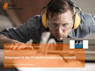 Disponent in der Produktionsplanung (m/w/d) - Leinfelden-Echterdingen