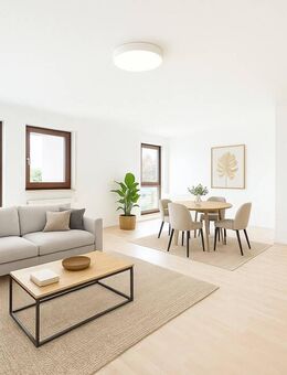 Komfortables Wohnen für jede Lebensphase - Helle Erdgeschosswohnung mit Loggia und Einbauküche - Großhabersdorf
