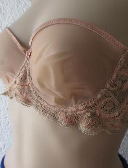 NEU * Verführrerisch * sexy * Lace- Spitzen * Halterlos * Trägerlos * Bustier * Balconette * Bügel * BH "LISE CHARMEL" Größe 70D * 34- 36/ XS- S * haut * nude * - Riedlingen